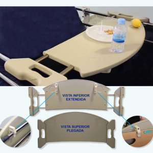 Mesa extensible para cama